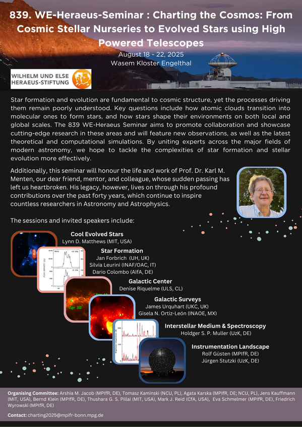 839. WE-Heraeus Seminar: Charting the cosmos